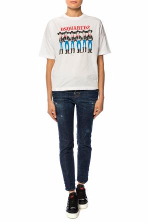 T-shirt with a print, zdjęcie 2 T-shirt with a print od Dsquared2